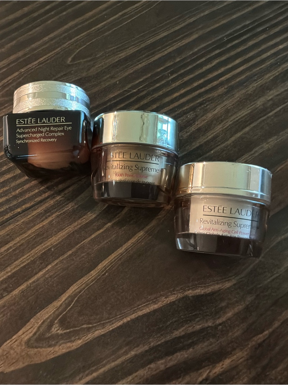 Estee Lauder, three Piece supreme plus cream and night eye repair